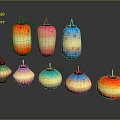 Colorful Decorative Lantern Furniture With Traditional Design And Various Bright Hues