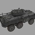 Tank Artillery Fighting Vehicle Armored Vehicle 3d model