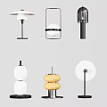Modern Table Lamp Desktop Lamps Desktop Table Lamp Art Shape Table Lamp 3d model
