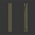 Two Metal Base Units With Black Cable And Silver Rod Attachments