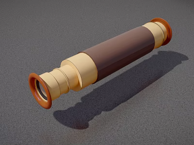 Modern Telescope 3d model