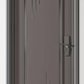 Modern Security Doors With Different Panel Patterns And Textured Designs For Home Safety 3d model