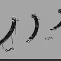 Playground Equipment Curved Tube Structures with 3000 3200 4000 Size Specifications for Kids Outdoor Play