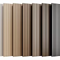 Different Colors Vertical Stripe Wall Panels for Modern Home Interior Decor