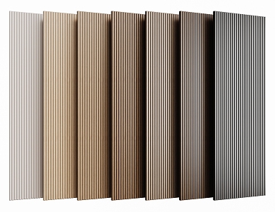 Modern wall panel 3d model