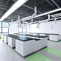 Modern Laboratory Disease Control Laboratory 3d model