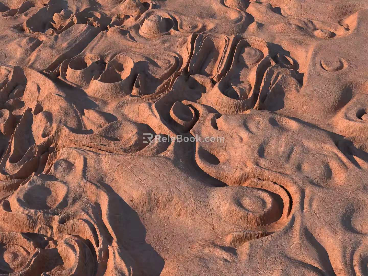 modern terrain 3d model