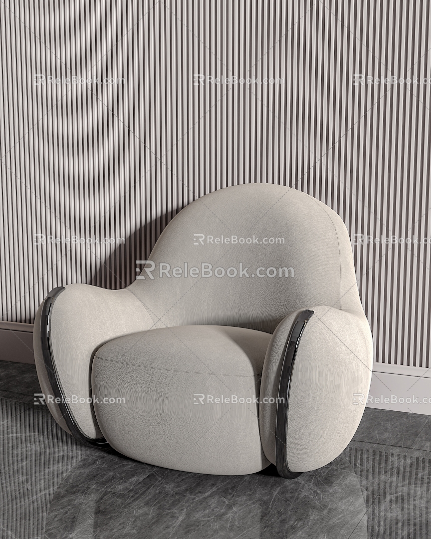 Leisure sofa chair 3d model