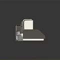 Luxury Business Class Seat Featuring Modern White Brown Upholstery And Ergonomic Design