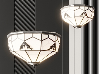 New Chinese ceiling lamp 3d model