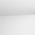 White Wall Top Edge Decorative Carving With Intricate Scroll Patterns 3d model