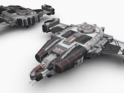 Spaceship Space Warship Hard Surface 3d model Spaceship Space Warship Hard Surface 3d model