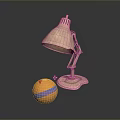 Table Lamp Industrial Table Lamp Homemade Table Lamp Industrial Wind Folding Table Lamp Lighting Lamps Lighting Fixtures 3d model