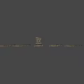 Wooden Rail Tracks With Curved Sections And Mine Cart On Gray Background