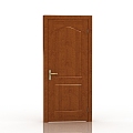 New Chinese Wooden Door 3d model