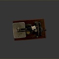 Sewing Machine Old-fashioned Sewing Machine Clothing Machine Realistic 3d model