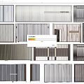 Modern Entrance Gates With Various Stylish Slat Designs And Metal Finishes