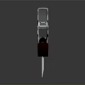 Stylish High Heel Shaped Wine Opener With Red And Silver Design