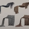 Bedding towel 3d model