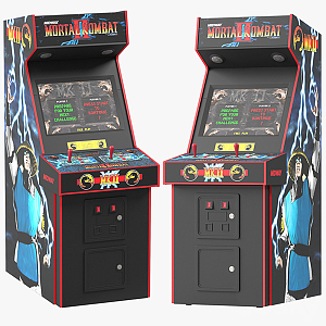 Modern game mall street game machine 3d model