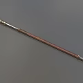 Gun pike halberd war halberd spear war spear ge game weapon cold weapon long handle weapon simple model low model low face several times era weapon 3d model