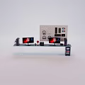 Dual Monitor Computer Setup With Gaming Desktop Keyboard And Mouse