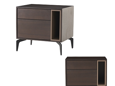 Brown Bedside Cabinet model