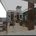 Modern Beauty and Hair Salon Interior Design with Styling Tools and Elegant Decor