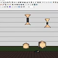 Modern Outdoor Wall Mounted And Ground Lights For Lawn And Wooden Decking Illumination