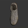 White Casual Daily Life Sneakers With Orange Sole Lace Up Design And Suede Accents