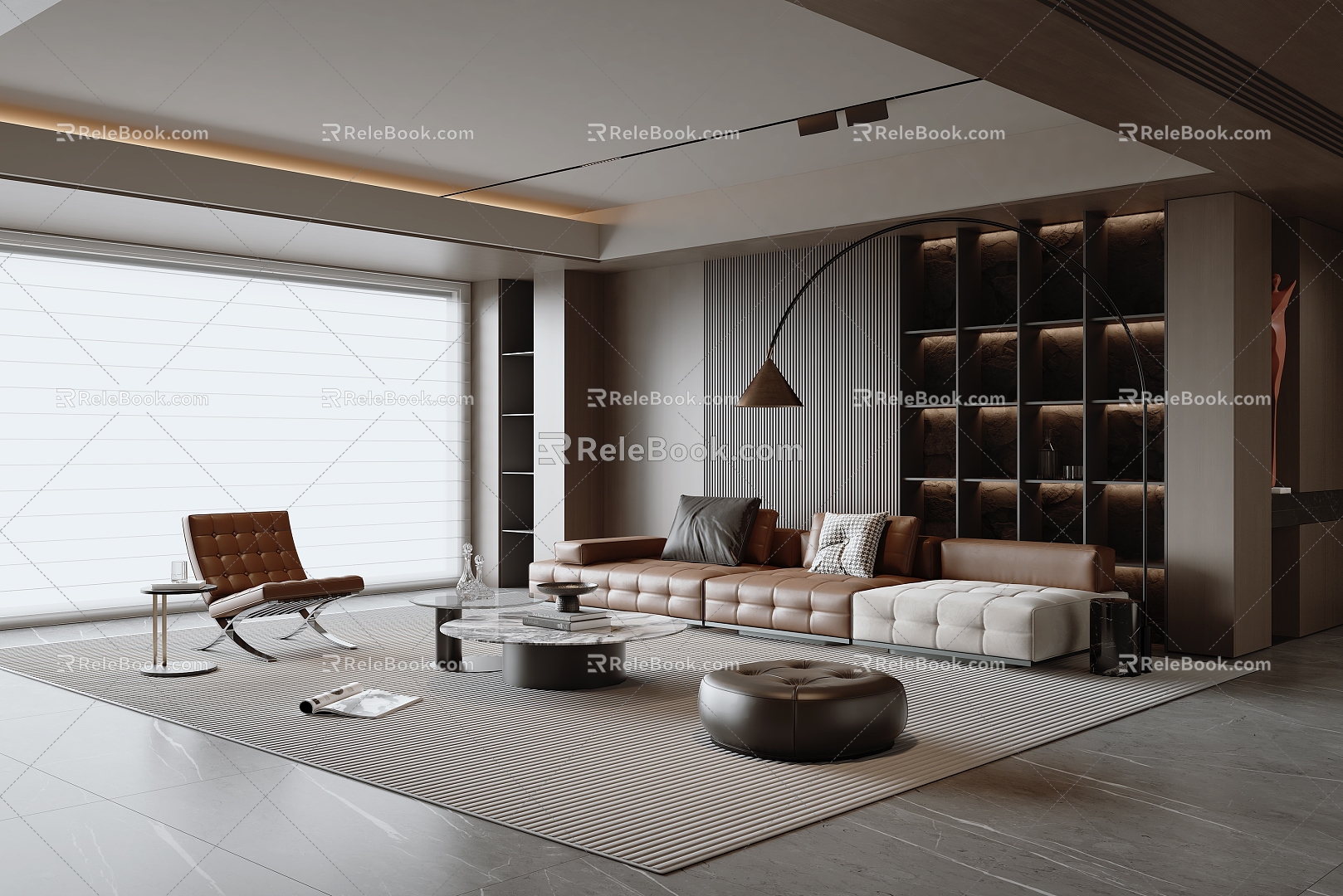 Modern Italian Living Room model