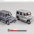 Toy Car Models Featuring Sedans and SUVs in Gold Silver and Gray Colors