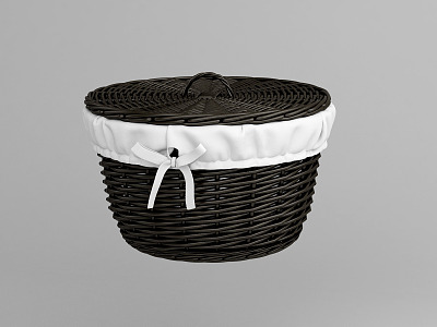 Modern Storage Basket 3d model