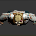 Vibrant Game Movie Character With Floral Headpiece Embroidered Top Flared Pants And Long Hair