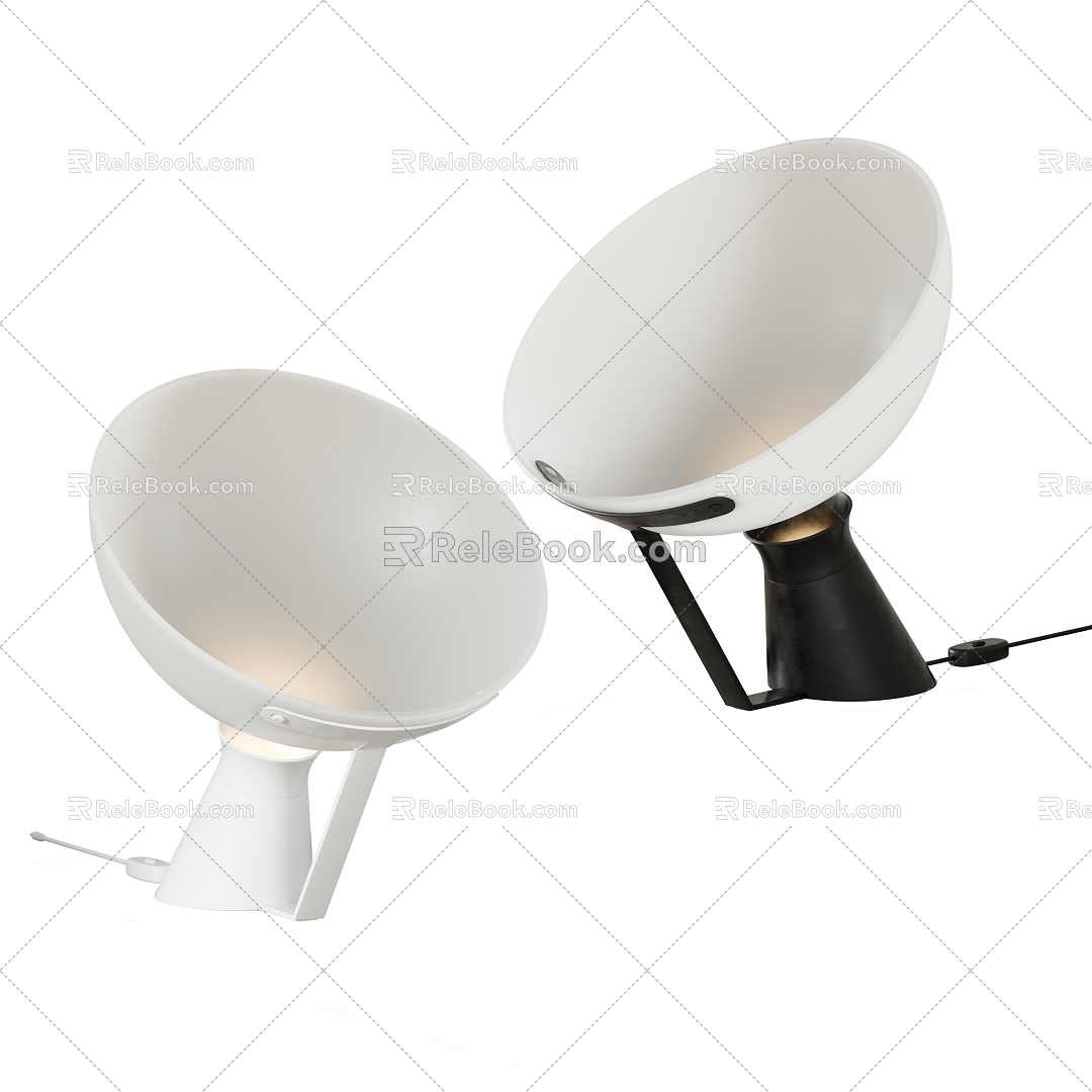 Simple table lamp 3d model