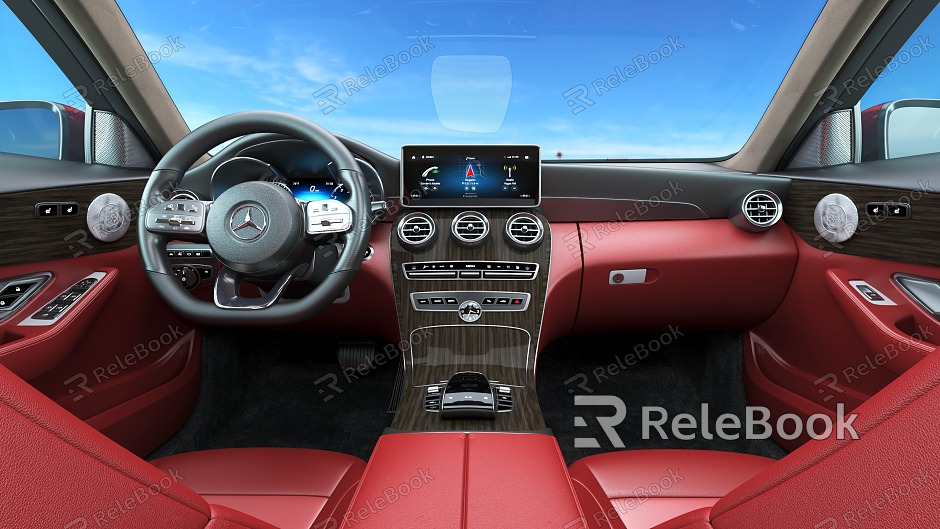 Mercedes-Benz interior sedan model