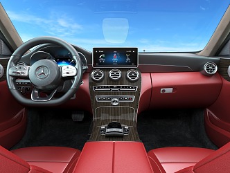 Mercedes-Benz interior sedan 3d model