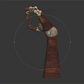 Smart Machine Mechanical Arm With Metal Joints And Wooden Base Design