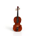 Wooden Violin Household Item With Classic Design And Musical Strings