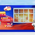 Interactive Zone Exhibition Booth With Elephant Police And Safety Gate Design