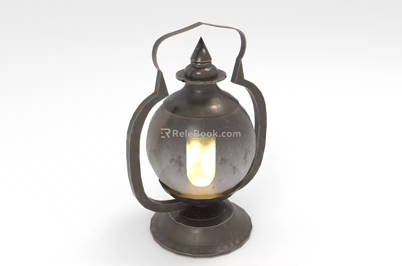 Lantern kerosene lamp lighting retro style lighting 3d model
