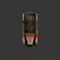 Vintage Car With Number 14 Red Wheels And Beige Red Body