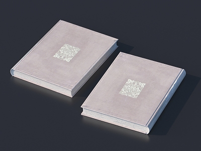 Modern Book Notebook 3d model