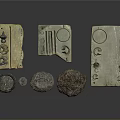 Handcrafted Sculpture Carvings In Various Materials With Intricate Patterns And Textures
