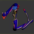 Colorful 3D Dragon Model Designed Commercial Decorative Equipment