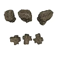 Rockery Stones With Diverse Natural Shapes And Textured Surfaces For Decorative Use