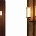 Modern sales department screen partition wall lamp 3d model