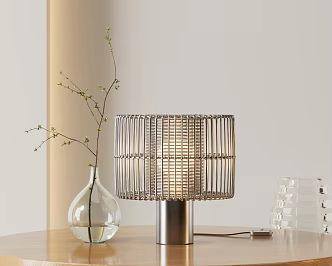 Light Luxury Table Lamp Metal Table Lamp 3d model