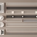 Different Types Of Air Conditioner Vents Including Grille Bar And Round Designs