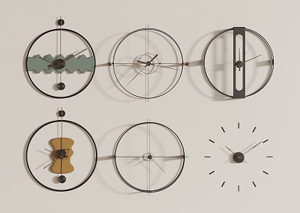 Modern Clock 3d model